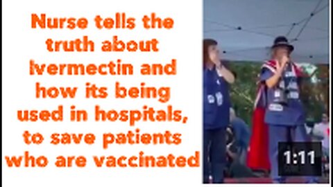 "Nurse Reveals Truth About Ivermectin Use and Vaccination Status in Hospitals"