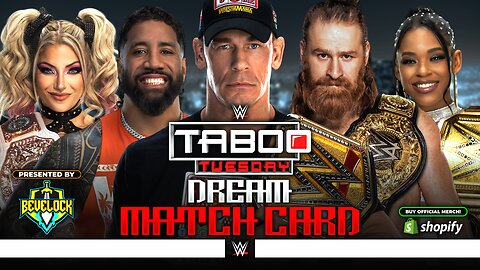 WWE Taboo Tuesday 2025 - Dream Match Card