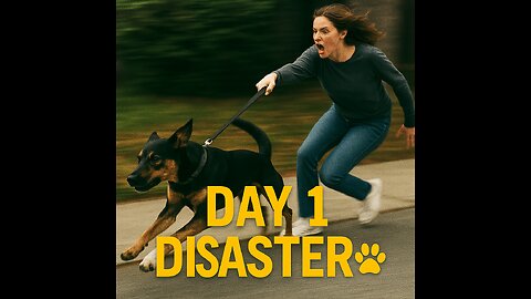 e1 Max's First Walk_ Chaos Unleashed!“When your dog walks you… 😅 Max's journey starts here.