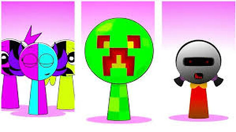 Sprunki OC Mroona and Wyrum Retake and Mili and GF Retake Phase 2 VS Phase 3 VS Phase 4 #squidgame