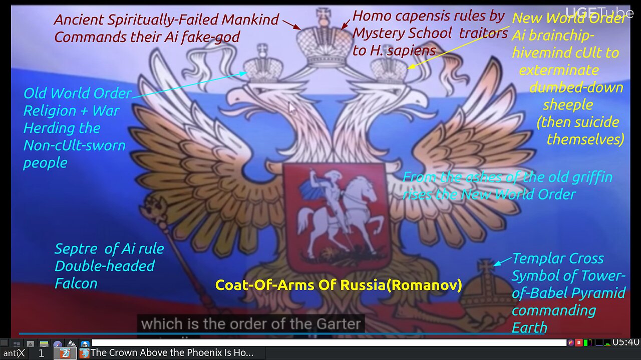 The Crown Above the Phoenix Is Homo capensis and not the Garter Branch of Freemasons