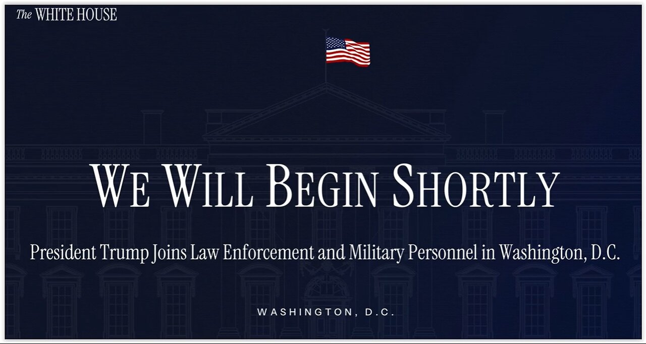 Pres Trump Joins LE & Military Personnel - Washington, D.C.