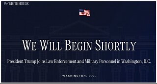 Pres Trump Joins LE & Military Personnel - Washington, D.C.