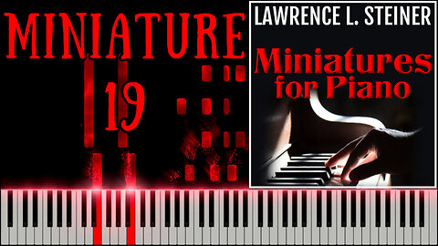 MINIATURE FOR PIANO NO. 19 – 20 Miniatures for Piano | Piano Tutorial