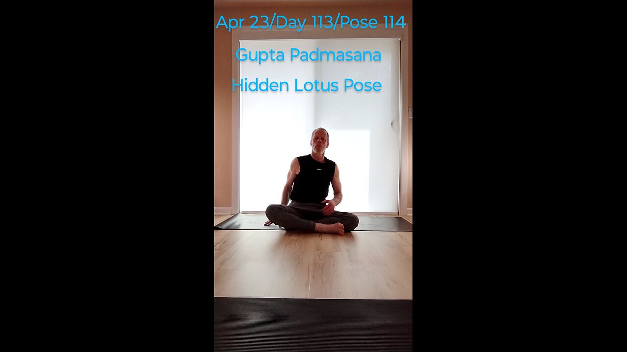 Gupta Padmasana Hidden Lotus Pose
