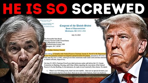 Holy Crap Jerome Powell Going to Prison