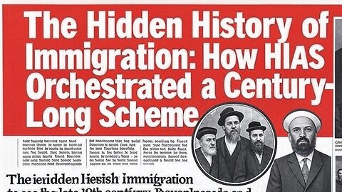 HIAS, the Jewish Immigration Network, and the Charitable Scam of U.S. Refugee Resettlement