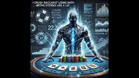 📹 I Crush Baccarat Using Math – Not Luck! 💥 HolyOne_AI_Elite Proves Betting Systems Are a Lie!