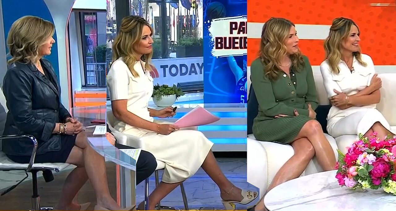 Savannah Guthrie, Christine Romans and Jenna Bush Apr 9 2025