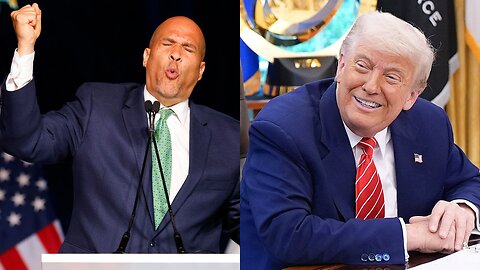 Trump Makes Cory Booker Cry — Explosive Footage Just Dropped