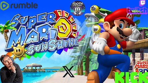 Super Mario SunShine (3D All*Stars) Livestream Road to 300 followers #GamingOnRumble