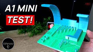 🧪 Bambulab A1 Mini 3D Printer Test - 0.4 Nozzle - Horizontal Overhangs Bambu A1 Mini