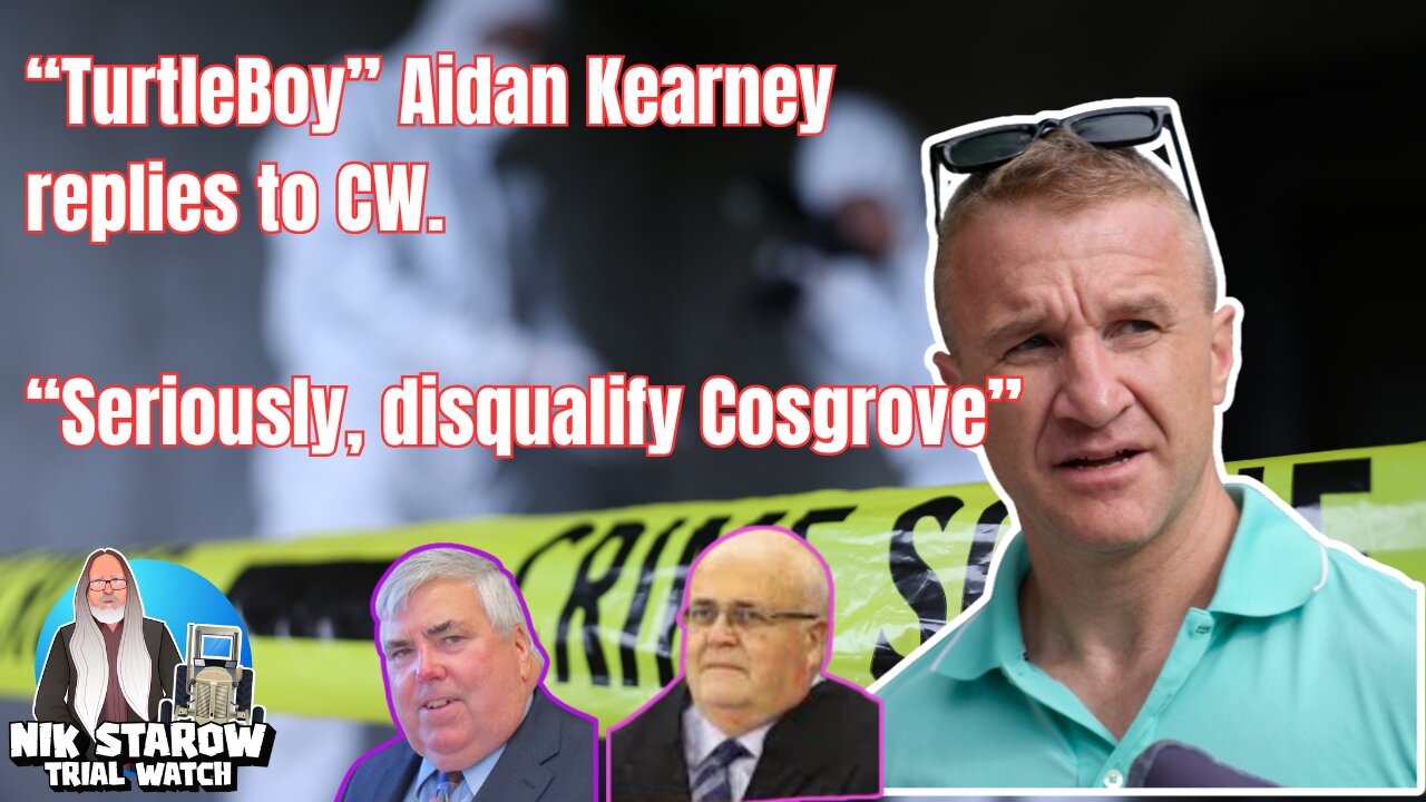 TurtleBoy Aidan Kearney Reply - Cosgrove has to go. Now.