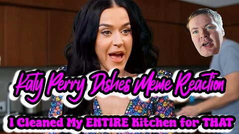 Katy Perry Dishes Meme Reaction I Cleaned My ENTIRE Kitchen for THAT Reward!