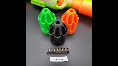 7 Shot Mod Kit For Driller Zombie Blaster 8.5kg Spring #nerf #nerfmod #nerfgun