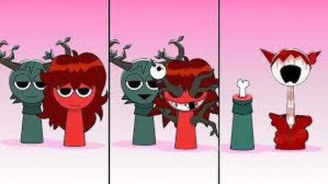 Sprunki OC Mroona and Wyrum Retake and Mili and GF Retake Phase 2 VS Phase 3 VS Phase 4 #squidgame