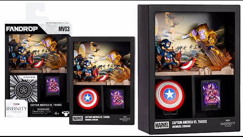 Fandrop - Marvel Wave 1 Figure [2-Pack Captain America Vs Thanos]
