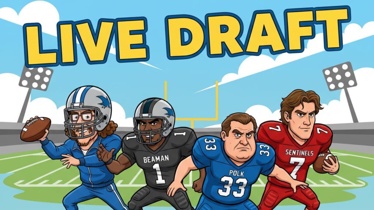 Crush the Competition: LIVE Fantasy Football Draft Like a PRO!