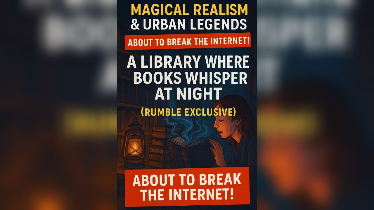 A Library Where Books Whisper at Night (Rumble Exclusive)