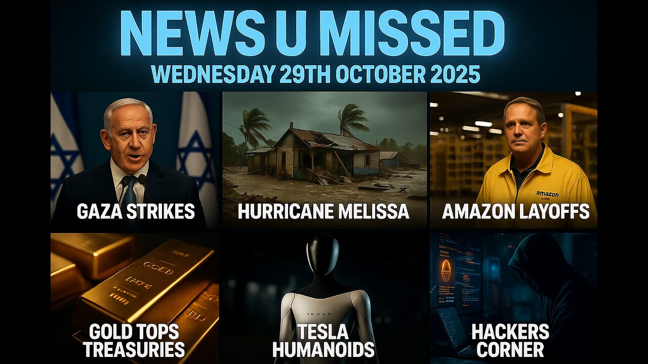 NEWS U MISSED WITH PAUL BROOKER & DREW DEMI WEDNESDAY 29TH OCTOBER 2025