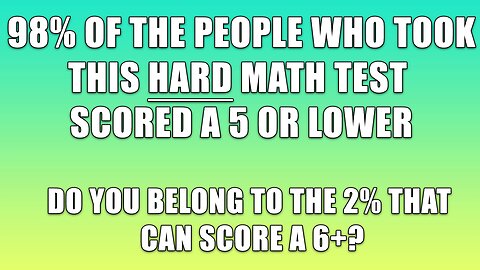 Mathematics Test