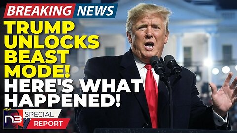 BREAKING: Trump Goes FULL BEAST MODE In 24 Hour Blitz , What Just Happened Will Melt Your Face!!!