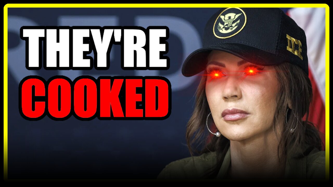 🔴Noem just DROPPED a NUKE…🔴