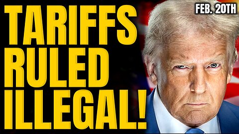 BREAKING MARKET NEWS: Trump's Tariffs Ruled ILLEGAL