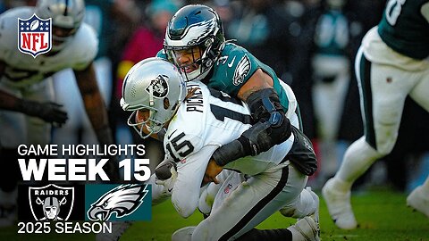 Los Vegas Raiders vs Philadelphia Eagles week, 15 game highlights