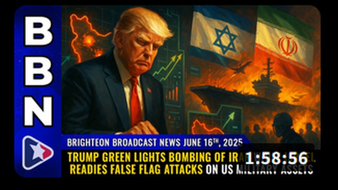 Trump green lights BOMBING of Iran while Israel readies false flag attacks on US military