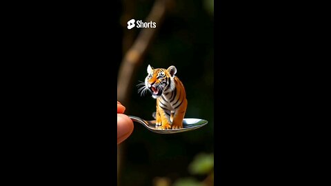 "Tiny Tiger, Big Attitude! 🐯