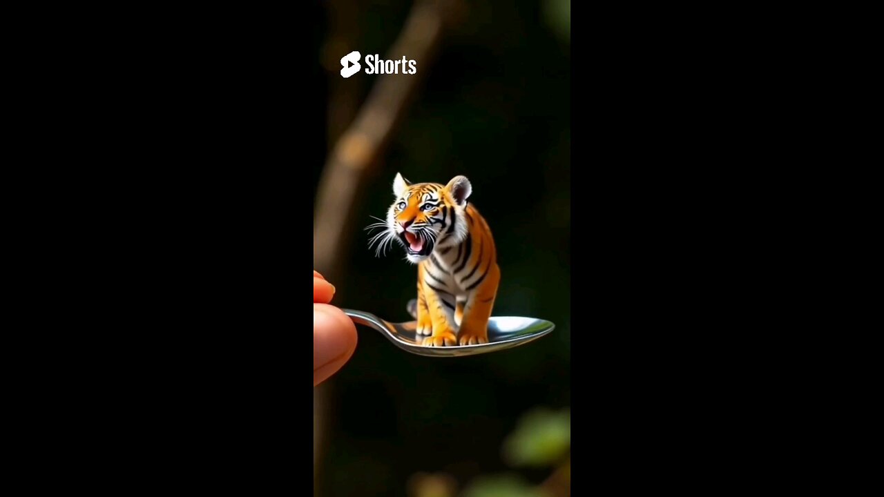 "Tiny Tiger, Big Attitude! 🐯