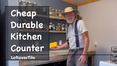 Using Scrap for Kitchen Counter
