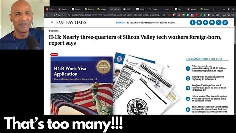 70 percent of Silicon Valley Tech Workers are Foreign Born