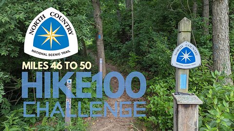 50 MILES COMPLETE on the NORTH COUNTRY TRAIL | Hike POV, ASMR