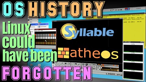 AtheOS & Syllable Desktop | Forgotten Open-Source Operating Systems