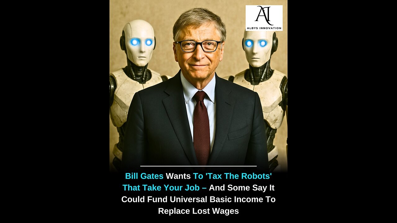 💰 Bill Gates Wants to TAX ROBOTS – Could This Fund Universal Basic Income?