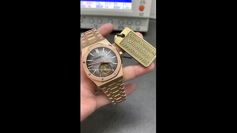 Audemars Piguet Royal Oak Selfwinding Flying Tourbillon Rosegold Grey Ref: 26530OR.OO.1220OR.01