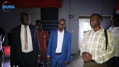 Dr. Graham inspects a number of cultural and media sites in Khartoum.