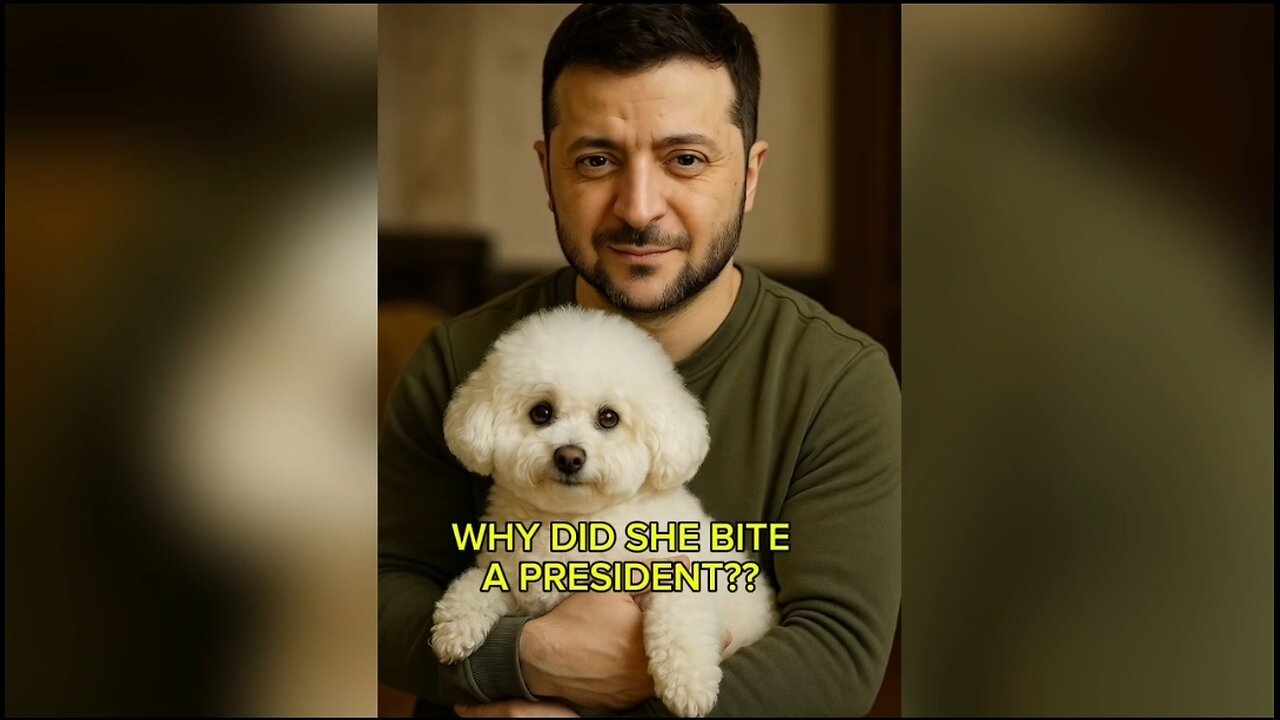 THE DOG BITE A PRESIDENT ONLINE!!