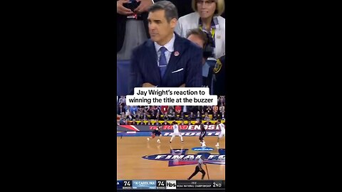 Jay Wright with the coldest reaction to winning the National Championship 🤣✅🏀🏆