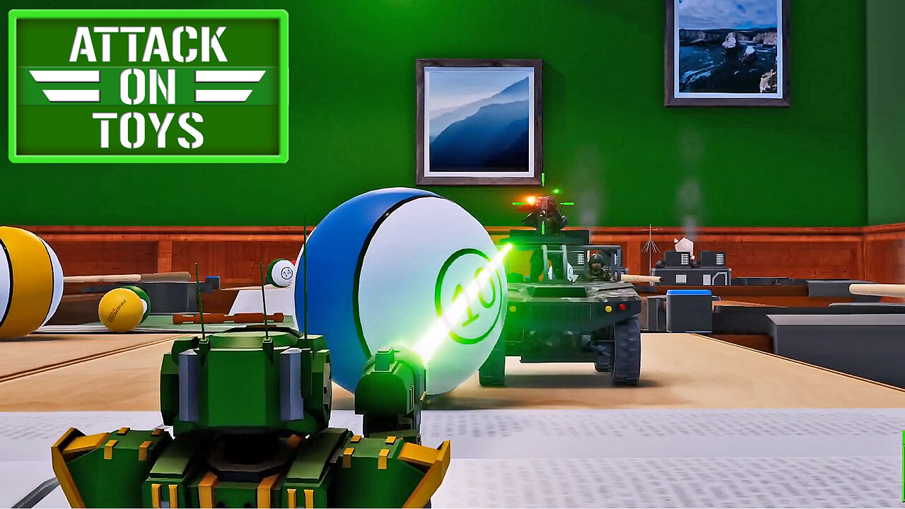 Getting Run Over By The Commandos! Attack On Toys