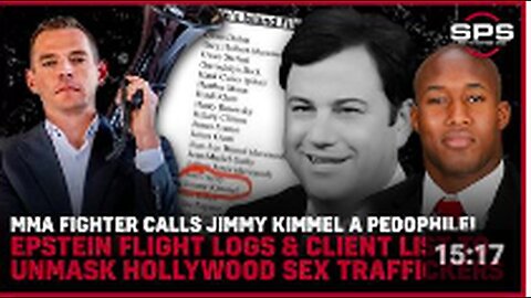 "MMA Fighter Accuses Jimmy Kimmel of Pedophilia, Uses Epstein Flight Logs to Expose Hollywood"