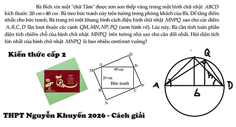 THPT Nguyễn Khuyến 2026: Bà Bích xin một "chữ Tâm" được sơn son thếp vàng trong một hình
