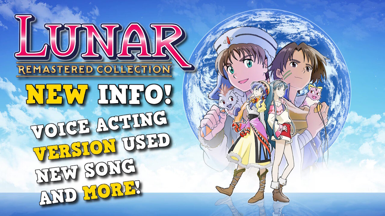 Lunar Remastered Collection : NEW Info on a Classic JRPGs Return with Modern Enhancements