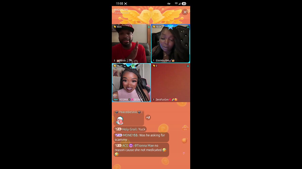 ZEROFUXGVN #BIGOLIVE ON PINK TABLE TALK