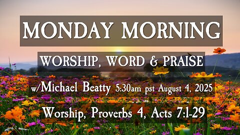 🌤️MONDAY MORNING✝️