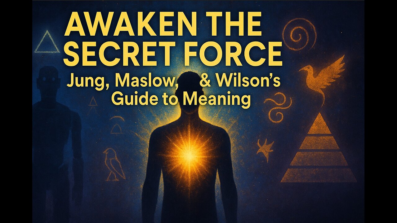 The Secret Force Inside You: Jung, Maslow, and the Search for True Meaning #carljung