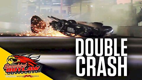 Huge Q2 Double Crash At Snowbird Outlaw Nationals At Bradenton Motorsports Park (12/4/2025)