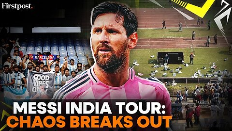 Kolkata: Angry Fans Throw Water Bottles After Failing to See Lionel Messi During GOAT India Tour 202